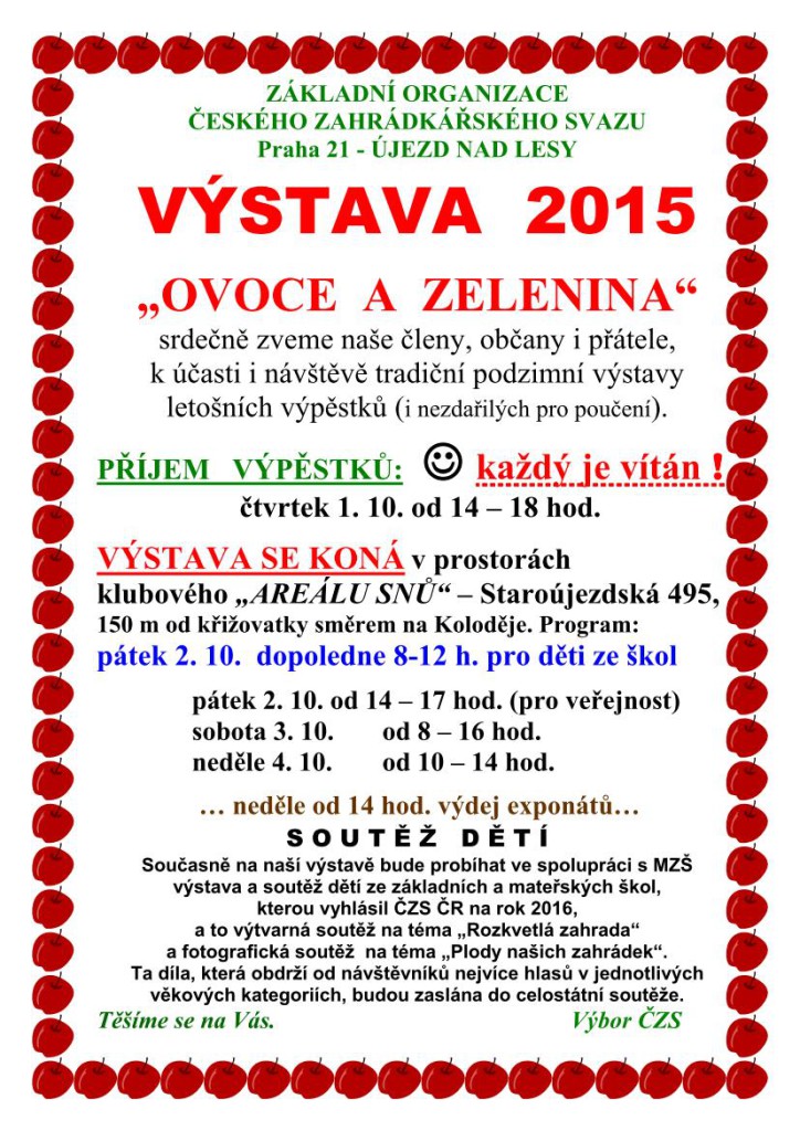 výstava zahrádkáři 2015