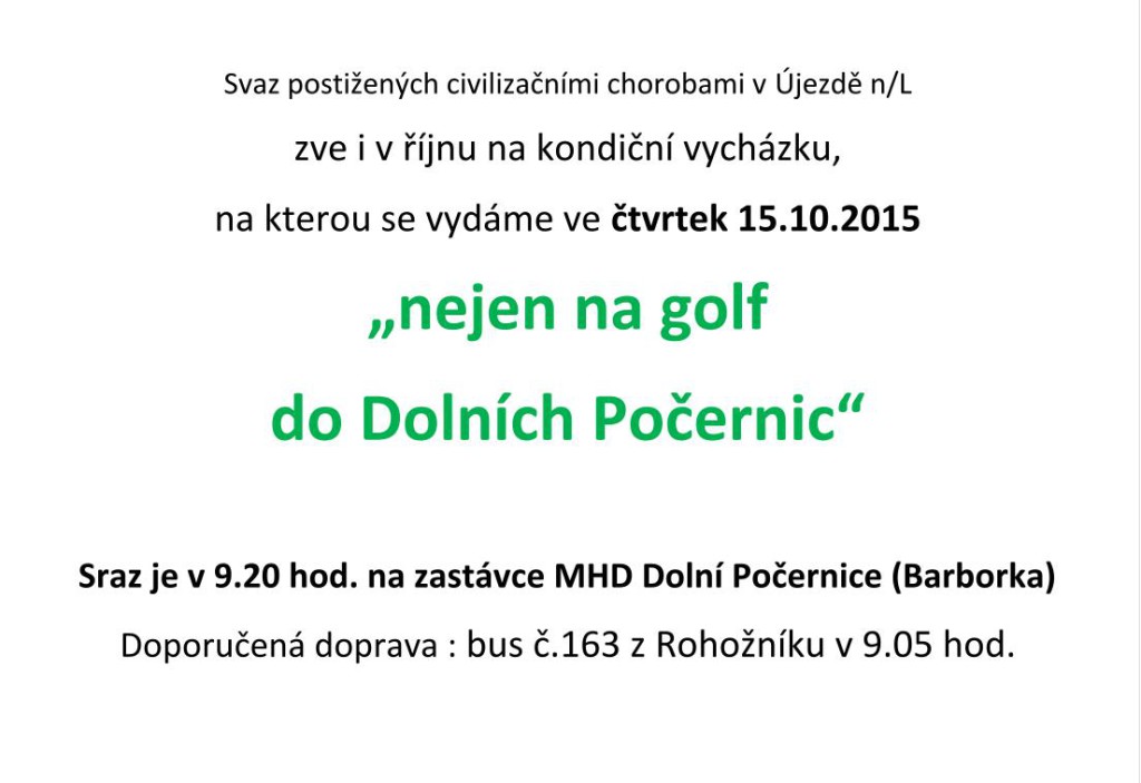 vycházka říjen 21015