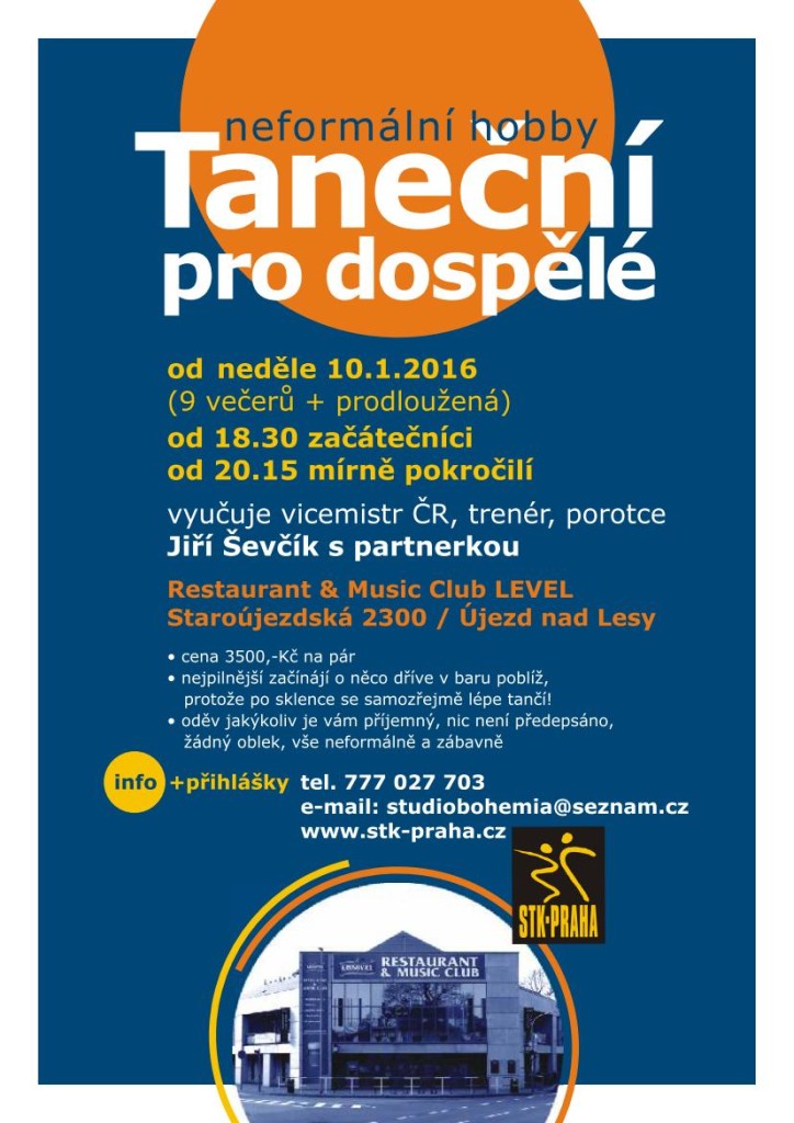 taneční pro dospělé 2016