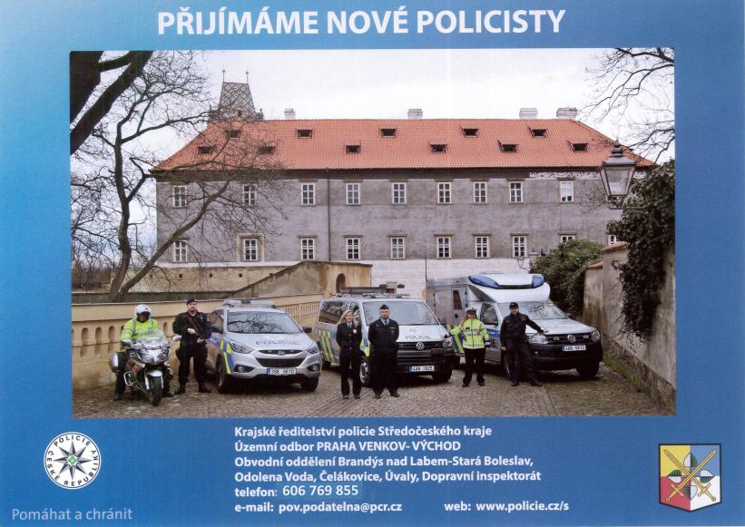 přijímáme nové policisty