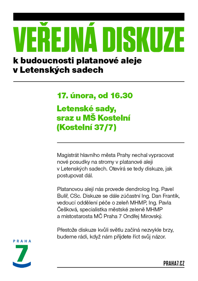 veřejná diskuse_platanová alej_Letenské sady