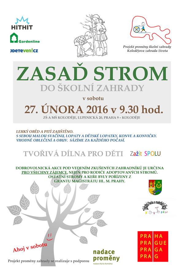zasaď strom 2016