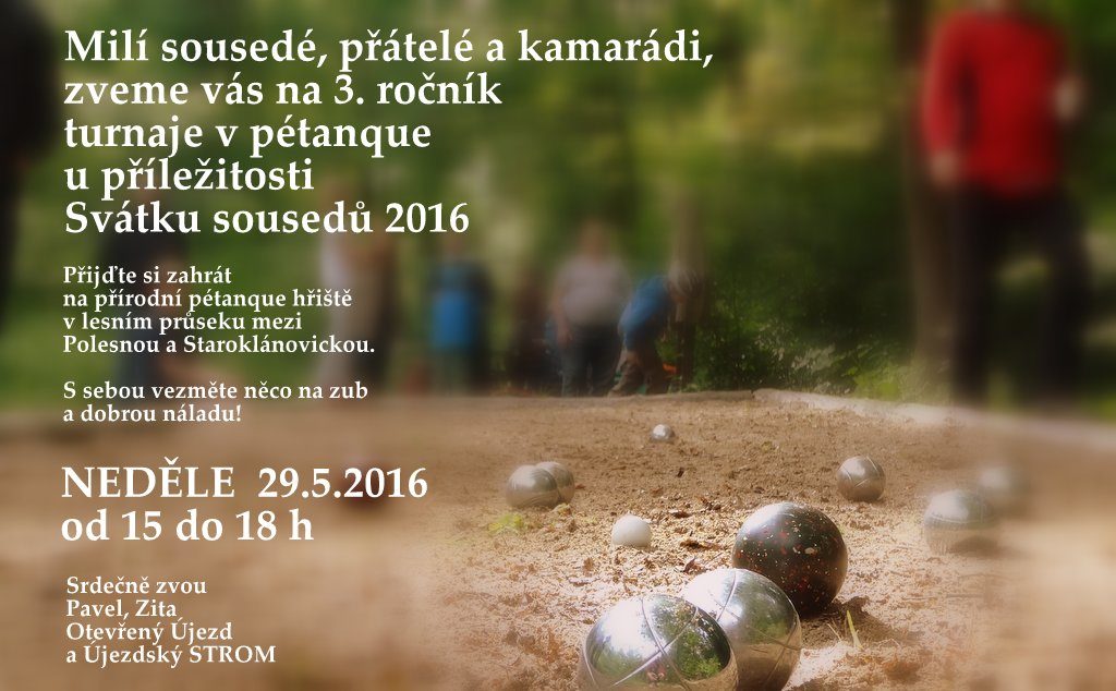 Sousedský pétanque 2016