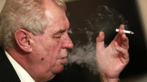 zeman s cigaretou