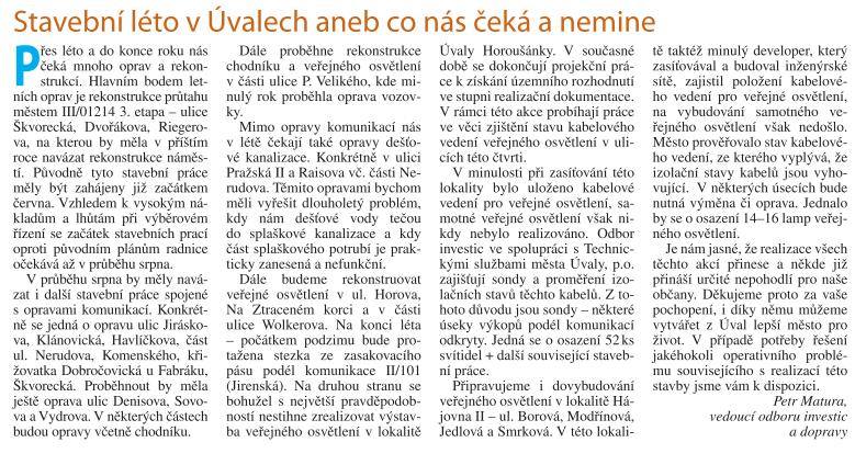 stavební léto