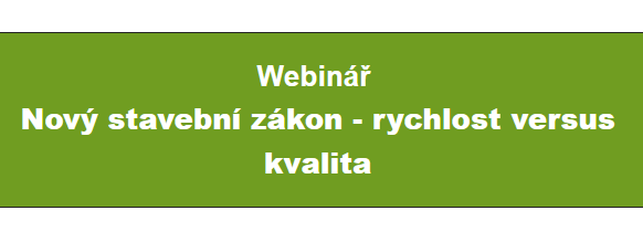 nový stavební zákon