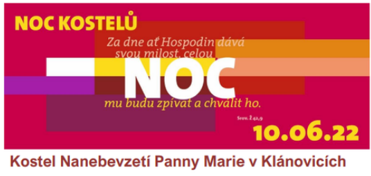 Noc kostelů ve farnosti Jirny - Klánovice
